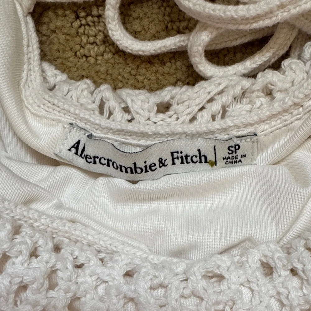 Abercrombie & Fitch Lined Crochet Fringe Mini Dress - Picture 2 of 12
